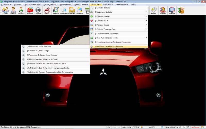Programa OS Oficina Mecanica com Ordem de Servio e Financeiro v4.0
