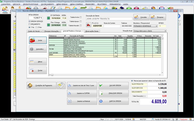 Programa OS Oficina Mecanica com Ordem de Servio e Financeiro v4.0