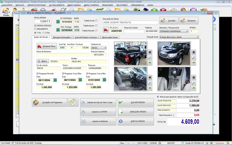 Programa OS Oficina Mecanica com Ordem de Servio e Financeiro v4.0